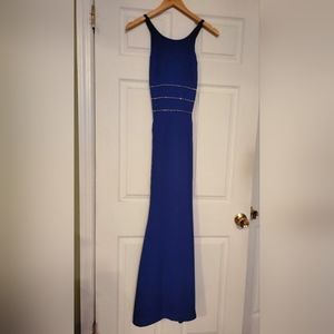 Gorgeous royal blue gown!